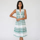 Vestido midi de corte camisero