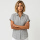 Blusa camisera de rayas