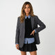 Blazer recto de solapa clásica