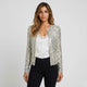 Chaqueta corta de lentejuelas