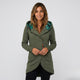 Chaqueta larga con capucha