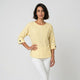 Blusa fluida | diseño de rayas diagonales | comodidad ligera y favorecedora