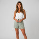 Short de lino con cintura elástica