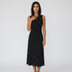 Vestido midi de lunares