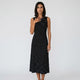 Vestido midi de lunares