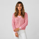 Jersey de punto con escote pico