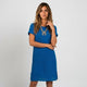 Vestido midi de textura ligera