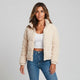 Chaqueta acolchada de pana