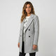 Blazer largo de doble botonadura
