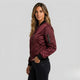 Chaqueta bomber de corte entallado