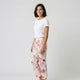 Pantalón fluido estampado de pernera amplia | ligereza continua y movimiento natural