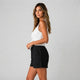 Short de lino con cintura elástica