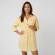Vestido camisero corto de corte holgado