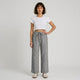 Pantalón ancho de rayas verticales