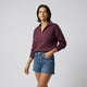 Jersey de punto con media cremallera | cuello alto estructurado | aporta comodidad y estilo relajado
