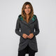 Chaqueta larga con capucha