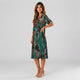Vestido midi de corte evasé