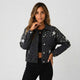 Chaqueta denim con estrellas