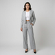 Conjunto sastre fluido | blazer abierto estructurado | elegancia cómoda para jornadas largas